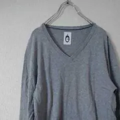グレー Vネック トップス