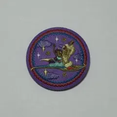 ディズニー アラジン 刺繍缶バッジ