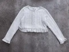 H&M フリルカーディガン134/140
