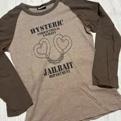 HYSTERIC GLAMOUR ラグラン長袖カットソー ブラウン　Y2Kのサムネイル