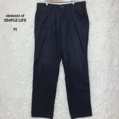 element of SIMPLE LIFE パンツ 薄手 デニム風