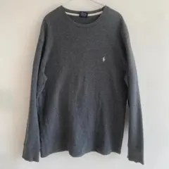 POLO RALPH LAUREN SLEEPサーマルロンT メンズXL グレー
