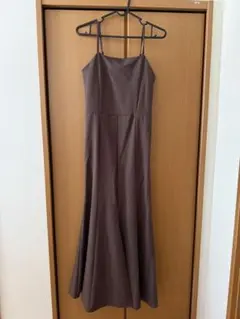 GRL キャミワンピース Mサイズ　ブラウン