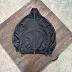 7LA2 80’s asics トラックジャケット　黒　M 日本製　古着