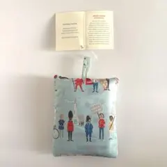 【未使用】キャスキッドソン ポータブル エコバッグ（ブルー）