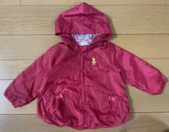 Disney baby ミニーちゃん刺繍入ナイロンパーカー　80㎝