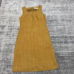 Yves Saint Laurent ノースリーブワンピース YVES SAINT LAURENT ノースリーブニットワンピース Mサイズ - メルカリ