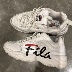 FILA スニーカー　厚底スニーカー　ホワイト