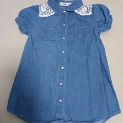 MPS デニムブルー 半袖シャツ 120cm