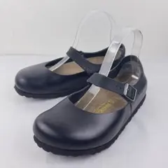 美品✨ビルケンシュトック マントバ メリージェーン ストラップ 黒 24cm