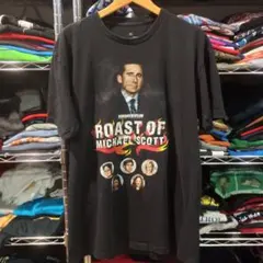 USA古着 海外ドラマ ザ・オフィス マイケルスコット 両面プリントＴシャツ