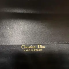 Dior 黒いレザーショルダーバッグ ゴールド金具　ヴィンテージバッグ3ways