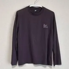 グローバルワーク　長袖Tシャツ　メンズ　Mサイズ　チャコールグレーのサムネイル