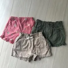 プティマイン 90 西松屋 90 95 ショートパンツ 女の子　セット　まとめ
