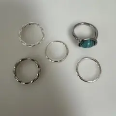 シルバーリング 5個セット