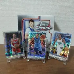 Topps Chrome NBA トレーディングカード 3枚セット