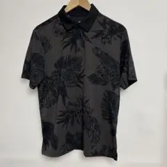 アンダーアーマー　ゴルフ　半袖ポロシャツ　M　メンズ　総柄