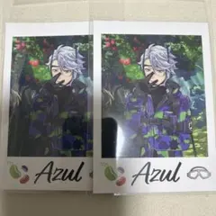 ツイステ展　ランダムカードコレクション　イベント衣装　アズール2枚