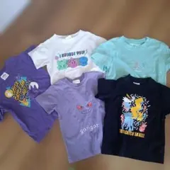 ポケモン110サイズのTシャツ５枚まとめ売り