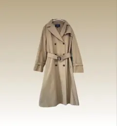 hushush、ベージュ トレンチ　コート　ロング　サイズM(2)、美品