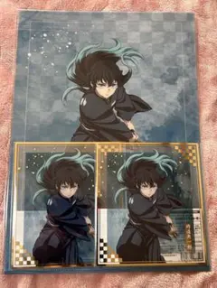 アニプレックスオンラインくじ　鬼滅の刃　時透無一郎　クリア色紙　クリアファイル
