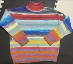 GAP ギャップ　クレイジー　ボーダー　ストライプ　ニット