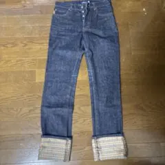 バーバリーブルーレーベル デニムパンツ ノバチェック　38のサムネイル
