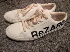 【美品】ReZARDリザード スニーカー ホワイト