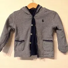 【美品】ポロ ラルフローレン リバーシブル パーカー 80