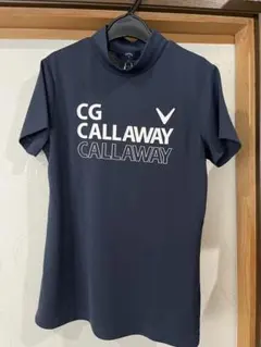Callaway ネイビー ハイネックシャツ L