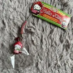 静岡限定 いちご バージョン ハロー キティ ストラップ ねつけ - メルカリ