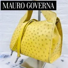 【超希少】MAURO GOVERNA マウロゴベルナ フォーマル ハンドバッグ WAKO×MAURO GOVERNA バッグ ブラック／シルバー |ハンドバッグ