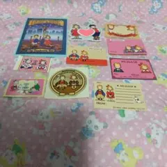 サンリオ The Vaudeville Duo シール 10枚セット　昭和レトロ