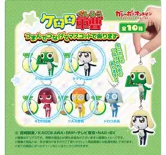 ケロロ軍曹　ガチャ　つまんでつなげてマスコットであります