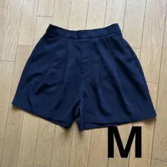 GU タックショートパンツ M BLACK