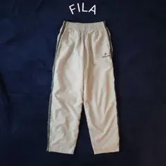 フィラ　ジャージ下　ボトムス　ライトグレー　あったか仕様　S