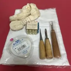 裁縫道具　まとめ売り　サイコロ待針　目打ち　しつけ糸　白布　リッパー　チョーク