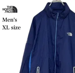 ノースフェイス　ナイロンジャケット　メンズ　XL ブルー　フライトシリーズ　青