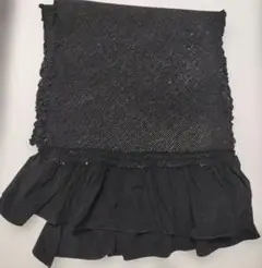 兵児帯(新品未使用) 男性用 総絞り 正絹 黒