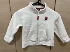 ホワイト フリース ジャケット 100cm KladSkap