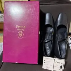 Pret-a Walking パンプス ブラック ストラップのサムネイル