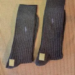 Polo Ralph Lauren グレー リブソックス