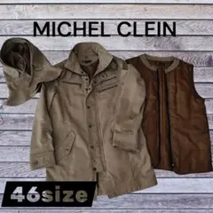 MICHEL CLEIN ミリタリージャケット フード.インナー付　46　М
