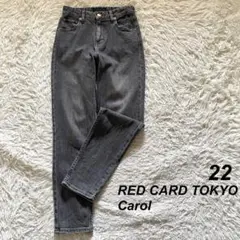 【美品】RED CARD TOKYO デニムパンツ Carol ハイライズ