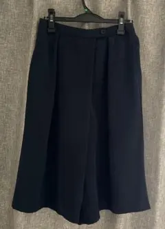 ネイビー ガウチョパンツ