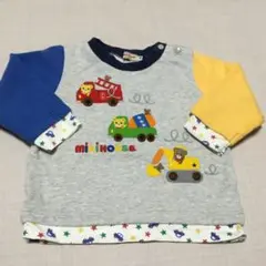 ミキハウス 車柄トレーナー 90cm