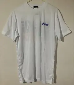 未使用 asicsサイバードライ素材 ポリエステル100% Tシャツ