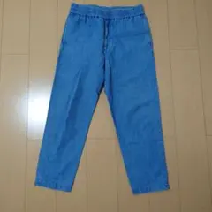 日本製 TOMORROWLAND イージーデニムパンツ リネン