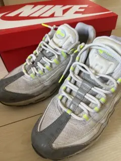 本日最終【レアカラー】NIKE Air Max 95 グレー/イエロー 箱付き