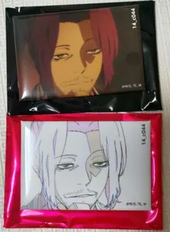 付知 原画スクエア缶バッジ&場面写スクエア缶バッジ 地獄楽 アニメ